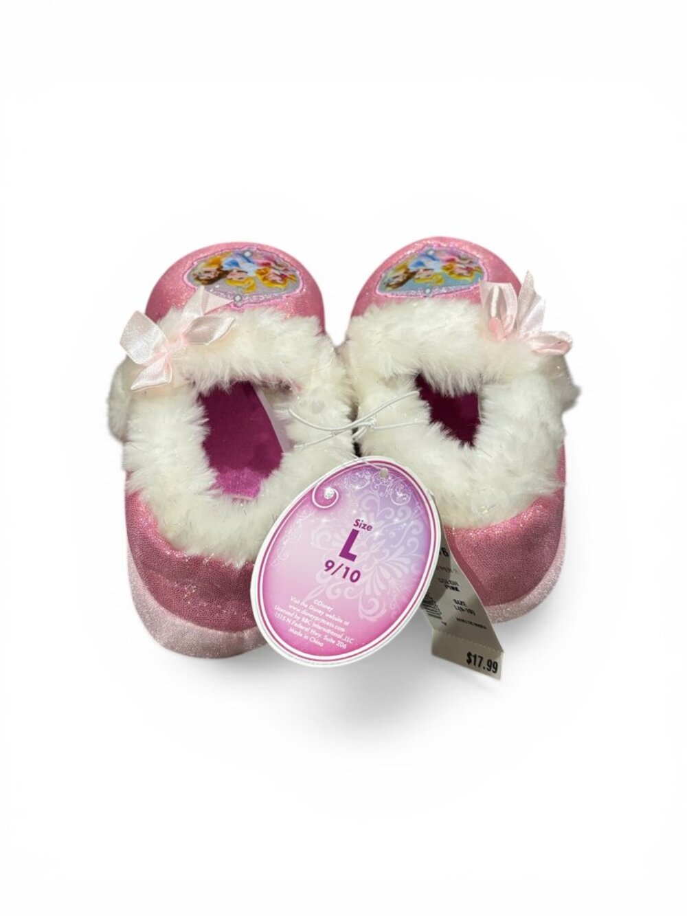 Disney Princess Girls Slippers Size Large (9-10) - Picture 2 of 2
